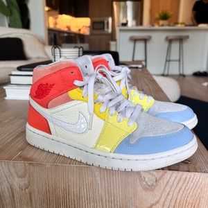 Womens Air Jordan 1 Mid  ‘To my first coach” Shoes - size 8